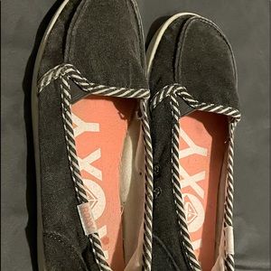 Roxy Minnow Blue Denim Slip On Shoes 6.5